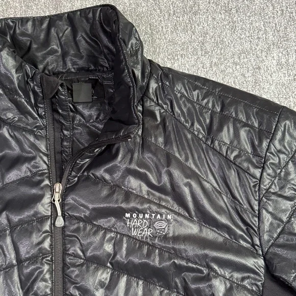 Mountain Hardware Zonal Insulated Puffer Quilted Jacket Shiny Black Men’s XXL - Picture 4 of 14